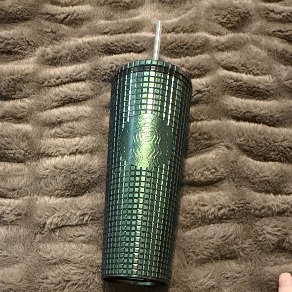 Starbucks Textured Emerald Tumbler with Straw